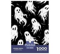 Halloween Ghosts And Monsters 1000pcs Paper Jigsaw Puzzle Impossible Puzzle Beautiful Decoration for Adults And Kids 38x26cm/1000pcs