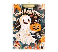Halloween Ghosts And Pumpkin Art Nursing Binder Storage Box Standard Hole For Nursing Teacher Size 9 x 12