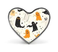 Halloween Ghosts Cats Bats Heart Shaped Enamel Brooch Pin Button Badges Decoration Hat Clothing Bag Accessories Gift Crafts