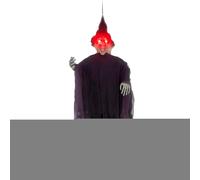 Halloween Ghosts Decor - Hanging Scary Ghost, Flying Skeleton Ghost Prop | 91cm Creepy Haunted Decoration Spooky Red Eyes Horror Spirit Hanging Figures Supplies Yard Trees Hallway Fright Display