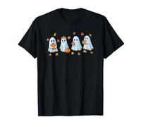 Halloween Ghosts During Thanksgiving Funny Costume T-Shirt