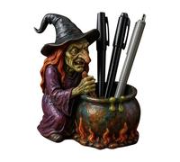 Halloween Ghosts of Evil Grim Pen Brush Holder Skeleton Desk Organizer Gothic Home - 5" Horse Crafts for Girls Ages 8-12 (Purple, 13cm)