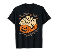 Halloween Ghosts Ride Pumpkin Rollercoaster Ghost Train T-Shirt, Men, Black, 5X-Large
