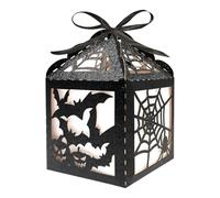 Halloween Gift Boxes - Bat Party Containers, Hollow Candy Storage, Paper Boxes Pack of 6 | Festive Candy Box for Snacks, Halloween Treats, Table Shelf, Kitchen Sims, Entryways