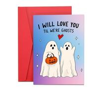 Halloween Gifts for Women Adult Ghost Boo Basket Stuffers for Women Girls Boys Spooky Basket Stuffers for Teen Kids Couple Boo Gifts for Girlfriend Boyfriend Halloween Cards for Him Her