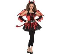 CHERIE SORT (PKT) (997493) Child Girls Daredevil Costume (10-12yrs) - by amscan