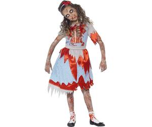 Halloween Girl's Zombie Country Girl Costume