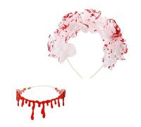 Halloween Glasses Splattered Blood Stockings Pointed Hat Collar Horrific Bloody Gloves Halloween Costume Accessories Glasses Splattered Blood Gloves Stockings Pointed Hat For Party