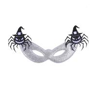 Halloween Glitter Mask Party Eye Covers Unisex Costume Accessories with Elastic Straps for Masquerade, Cosplay & Festive Events, Lightweight Fun Props for Kids Adults Cosplay Events Halloween Party