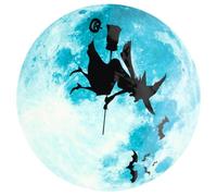 Halloween Glow in Dark Moon Castle PVC Removable Sticker
