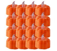 Halloween Glow LED Decorative Lights for Outdoor Indoor Festive Seasonal Atmosphere (Orange, 4.9 x 4.3 cm)