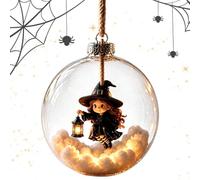 Halloween Glowing Ornament,Halloween Tree Ornaments LED Transparent Bauble