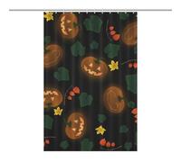 Halloween, Glowing Pumpkin Head, HorrorMold-Resistant Quick-Dry Curtain - Anti Mould Shower Curtain, Shower Curtain Anti Mould, Shower Curtains Mould Proof Resistant 46.85x70.87Inch（119x180cm）