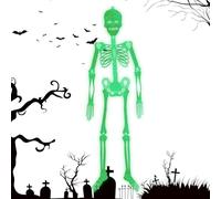 Halloween Glowing Skeleton - Halloween Skeleton | Skeletons Halloween Decorations | Glow In The Dark Halloween Party Glowing Skeleton Decorations | Glow Skeleton Halloween Decorations For Dance Hall