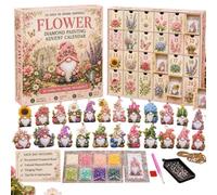 Halloween Gnome Advent Calendar - 31 Days DIY Diamond Art Kit for Holiday