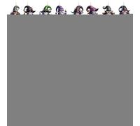 Halloween Gnome Calendar - Advent 2D Acrylic Countdown Calndar | Figures Toy 24 Days Decor Ornament for Desk Holiday Kids Toddler Women Men Teen Family Girl Boy