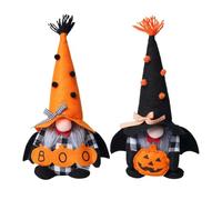 Halloween Gnome Decorations - 2PC Pumpkinn Gnome | Halloween Dwarf | Faceless Pumpkinn Dwarf Doll Ornament For Home Holiday Display Indoor Outdoor Bedroom Sofa Window Tabletop Kids Adults