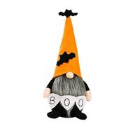 Halloween Gnomes Plush Decor Set - Handmade Witch Swedish Tomte Gnome Ornaments for Home, Party Table & Mantel Decorations (1 Pack)
