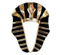 Halloween Gold Egyptian Pharaoh Hat Tutankhamun Hat Men's Black-Gold Pharaoh Headpiece Kids Spooky Snake Headwear Egyptian Costume Fancy Dress Accessory Unisex Party Hats for Cosplay Carnival Party