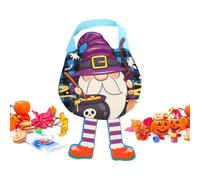 Halloween Goodie Bags - Cartoon Pumpkin Gnome Tote Bags | Tot Holiday for Snacks | Nonwoven Fabric Candy Tote for Haunted Toys Family Gathering for