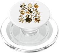 Halloween Goose Costumes Funny Spooky Cute Graphic PopSockets PopGrip for MagSafe