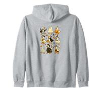 Halloween Goose Costumes Funny Spooky Cute Graphic Zip Hoodie