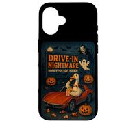 Halloween Goose Drive In Nightmare Horror Pumpkins Ghosts Case for iPhone 16