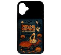 Halloween Goose Drive In Nightmare Horror Pumpkins Ghosts Case for iPhone 16 Plus