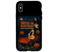 Halloween Goose Drive In Nightmare Horror Pumpkins Ghosts Case for iPhone X/XS