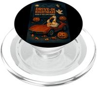 Halloween Goose Drive In Nightmare Horror Pumpkins Ghosts PopSockets PopGrip for MagSafe