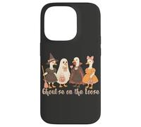 Halloween Goose Ghoul-se On The Loose Spooky Bow Cottagecore Case for iPhone 14 Pro