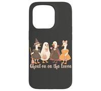 Halloween Goose Ghoul-se On The Loose Spooky Bow Cottagecore Case for iPhone 15 Pro