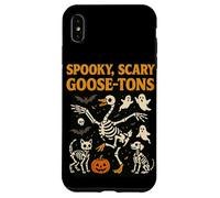 Halloween Goose Scary Spooky Goose-tons Skeletons Vintage Case for iPhone XS Max