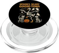 Halloween Goose Scary Spooky Goose-tons Skeletons Vintage PopSockets PopGrip for MagSafe