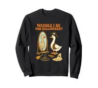 Halloween Goose Waddle I Be For Halloween Vintage Sweatshirt