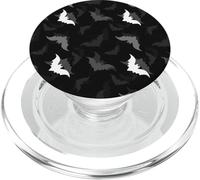 halloween goth black bats creepy scary spooky PopSockets PopGrip for MagSafe
