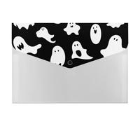 Halloween Goth File Folder 6-Pocket, Waterproof Accordion File Organizer with Snap Closure, Expanding Document Holder for Office, Home