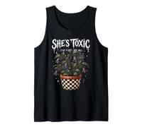 Halloween Goth Garden Witch Outfit Plant Lady She's Toxic Tank Top