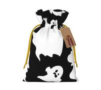 Halloween Goth Print Charming Gift Bag,Cloth Gift Bags With Drawstring,Perfect For Small Gifts And Jewelry