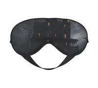 Halloween Goth Print Comfortable Eye Mask Full Coverage Lightweight Men Women Outdoor Travel Relaxation