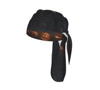 Halloween Goth Print Cycling Cap Headband Stretch Yoga Running Everyday Sweatband Unisex Breathable Hat