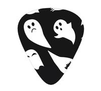 Halloween Goth Print Guitar Picks, 12 Pcs Guitar Plectrums Celluloid Pick Classical Triangle Picks for Acoustic, Electric, Bass Guitar including 0.46mm 0.71mm 0.96mm