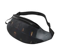 Halloween Goth Print Unisex Pack Waist Bag Travel Accessory for Outdoor Activities and Everyday Use