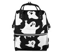Halloween Goth Prints Changing Bag Backpack Baby Diaper Bags for Mom Dad, Waterproof Nappy Rucksack Multifunctional Travel Bag