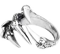 Halloween Goth Ring Stainless Steel Viking Ring Punk Dragon Claw Rings Metal Rock Finger Rings with Open End Makeup Supplies It is beautiful and easy to use.