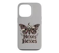 Halloween Goth Skull Hexes Will Be Hexes Butterfly Vintage Case for iPhone 13 Pro