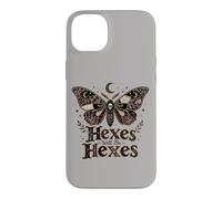 Halloween Goth Skull Hexes Will Be Hexes Butterfly Vintage Case for iPhone 14 Plus