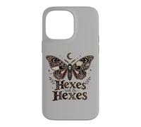 Halloween Goth Skull Hexes Will Be Hexes Butterfly Vintage Case for iPhone 14 Pro Max