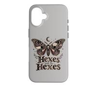 Halloween Goth Skull Hexes Will Be Hexes Butterfly Vintage Case for iPhone 16