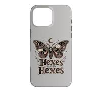 Halloween Goth Skull Hexes Will Be Hexes Butterfly Vintage Case for iPhone 16 Pro Max